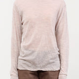 Pas de Calais Apparel Womens Sweaters Wool Gauze Crinkle Pullover Jersey in Ivory