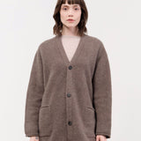 Pas de Calais Apparel Womens Sweaters Wool Gauze Crinkle Pullover Jersey in Ivory