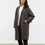 Pas de Calais Wool Gauze Houndstooth Coat in Beige