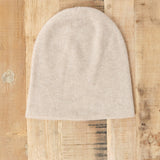 Paychi Guh Designer Brand Cashmere Slouchy Beanie in Oatmeal