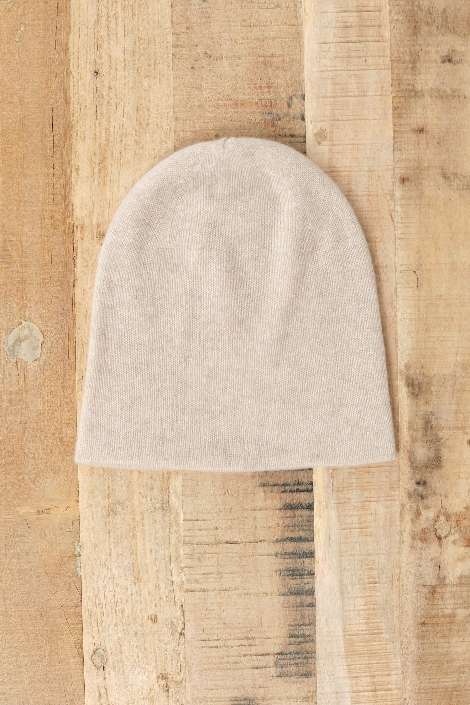 Paychi Guh Designer Brand Cashmere Slouchy Beanie in Oatmeal