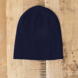 Paychi Guh Cashmere Slouchy Beanie in Eclipse Dark Blue 