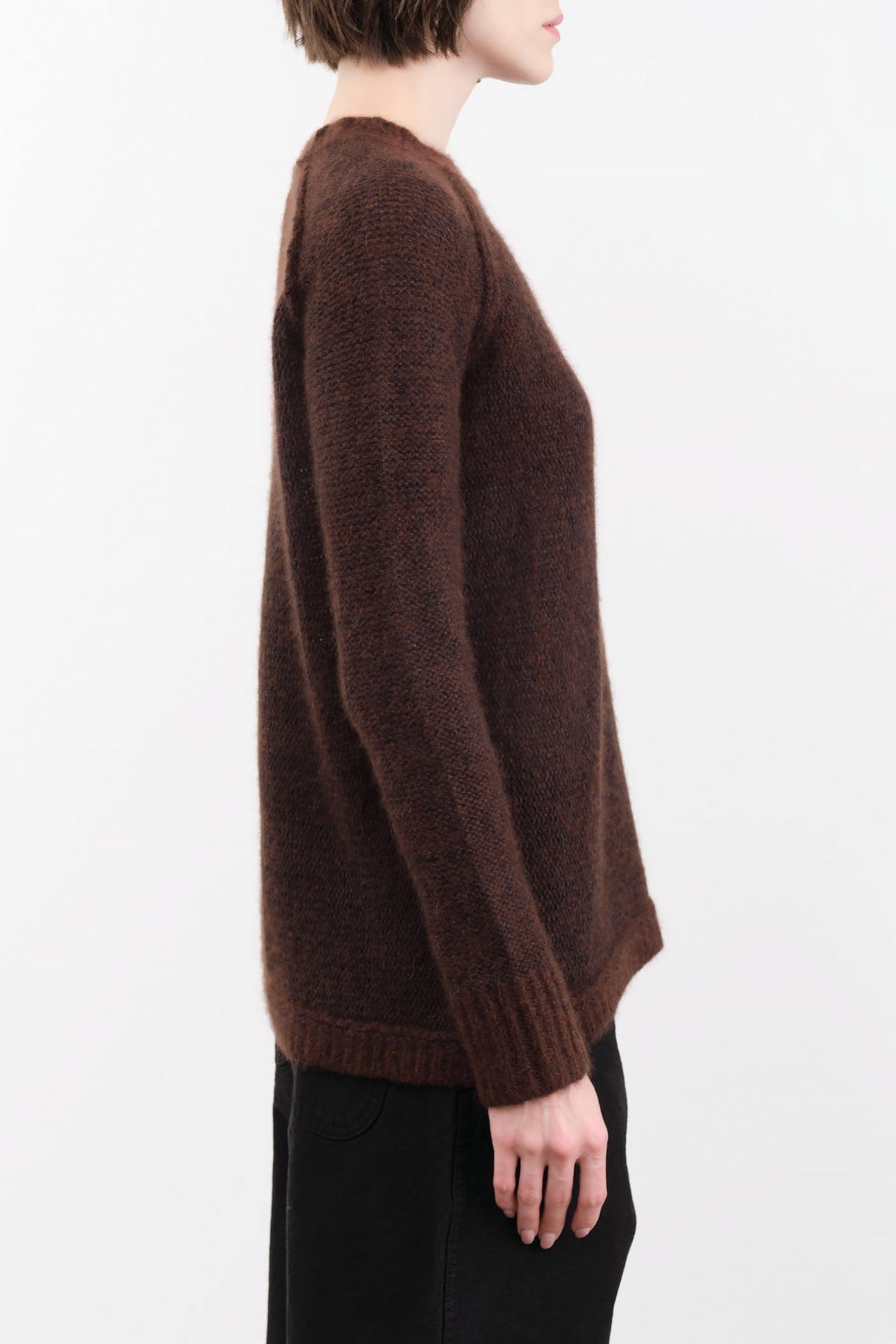 Paychi Guh Apparel Womens Sweaters Dreamy Marled Crew