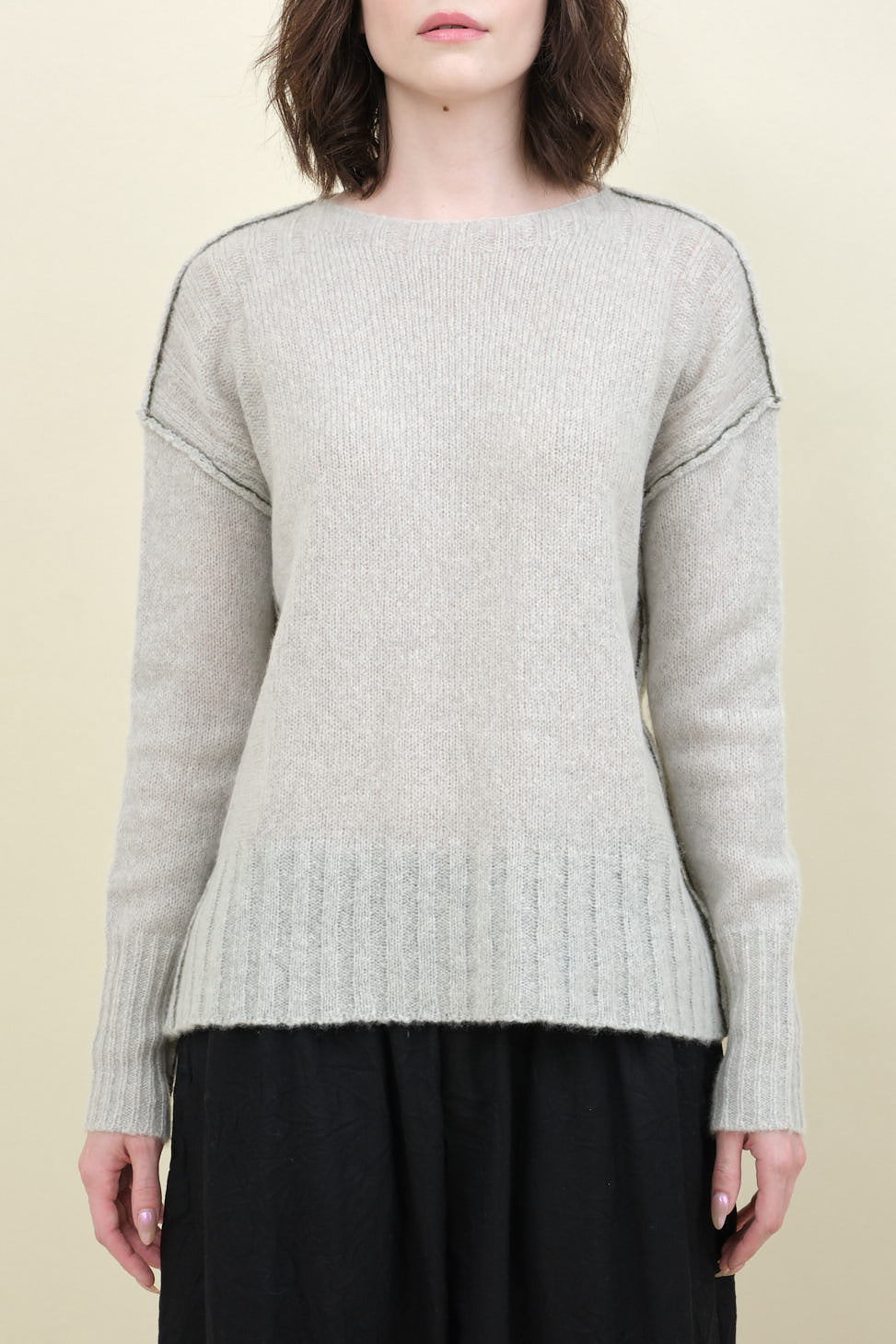 Front of Dreamy Pullover in Mist