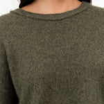 Moss Dreamy Two Tone Pullover by Paychi Guh