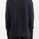 Paychi Guh Apparel Womens Sweaters Dreamy V-Neck Pullover in Black