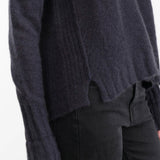 Paychi Guh Apparel Womens Sweaters Dreamy V-Neck Pullover in Black