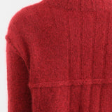Paychi Guh Apparel Womens Sweaters Dreamy V-Neck Pullover in Garnet