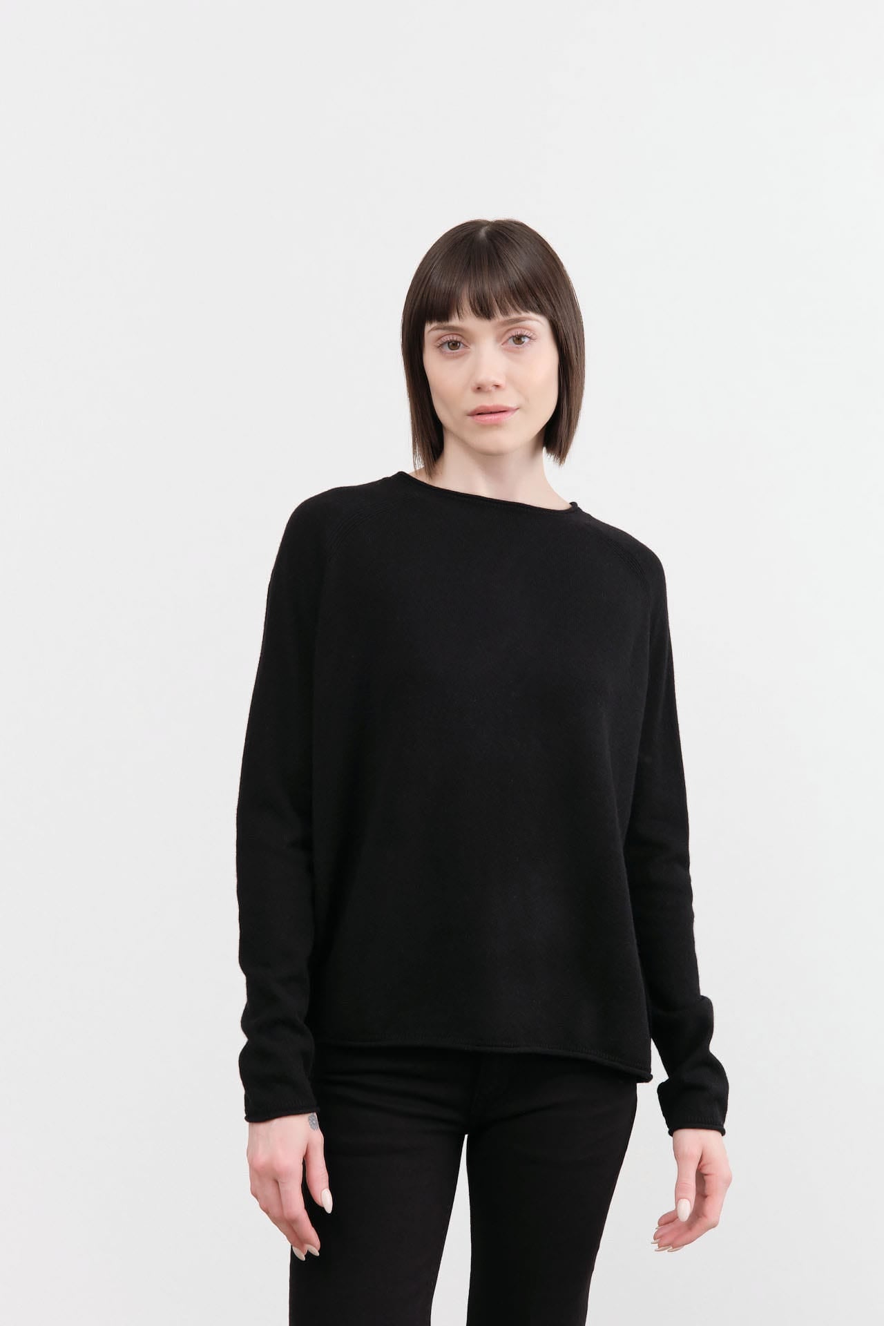 Paychi Guh Apparel Womens Sweaters Everyday Luxe Crew Sweater