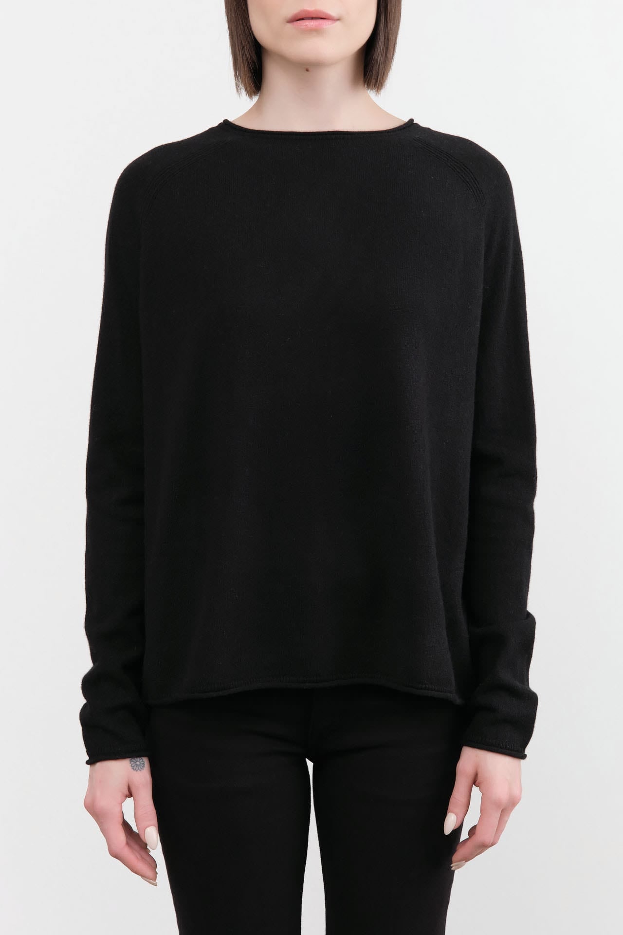 Paychi Guh Apparel Womens Sweaters Everyday Luxe Crew Sweater