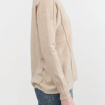 Paychi Guh Apparel Womens Sweaters Panel V-Neck Pullover