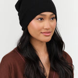 Slouchy Beanie by Paychi Guh in Black