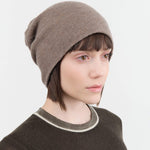 Paychi Guh Accessories Hats Slouchy Beanie in Caribou Caribou