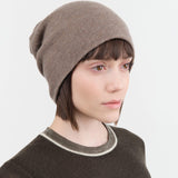Paychi Guh Accessories Hats Slouchy Beanie in Caribou Caribou
