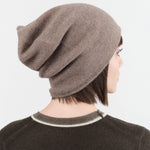 Paychi Guh Accessories Hats Slouchy Beanie in Caribou Caribou