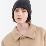 Paychi Guh Accessories Hats Slouchy Beanie in Charcoal Charcoal / One Size