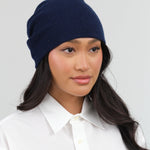 Slouchy Beanie by Paychi Guh in Eclipse