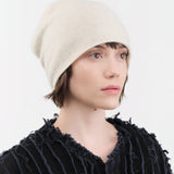 Paychi Guh Accessories Hats Slouchy Beanie in Natural Natural / One Size
