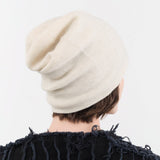 Paychi Guh Accessories Hats Slouchy Beanie in Natural Natural / One Size
