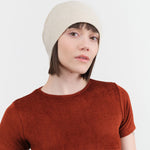 Paychi Guh Accessories Hats Slouchy Beanie in Natural Natural