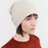 Paychi Guh Accessories Hats Slouchy Beanie in Natural Natural