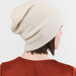 Paychi Guh Accessories Hats Slouchy Beanie in Natural Natural