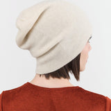 Paychi Guh Accessories Hats Slouchy Beanie in Natural Natural