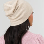 Oatmeal Slouchy Beanie by Paychi Guh