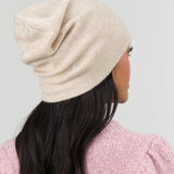 Oatmeal Slouchy Beanie by Paychi Guh