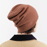 Paychi Guh Accessories Hats Slouchy Beanie in Sandalwood Sandalwood / One Size