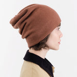 Paychi Guh Accessories Hats Slouchy Beanie in Sandalwood Sandalwood / One Size