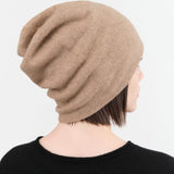 Paychi Guh Accessories Hats Slouchy Beanie in Toast Toast