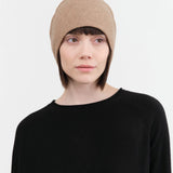 Paychi Guh Accessories Hats Slouchy Beanie in Toast Toast
