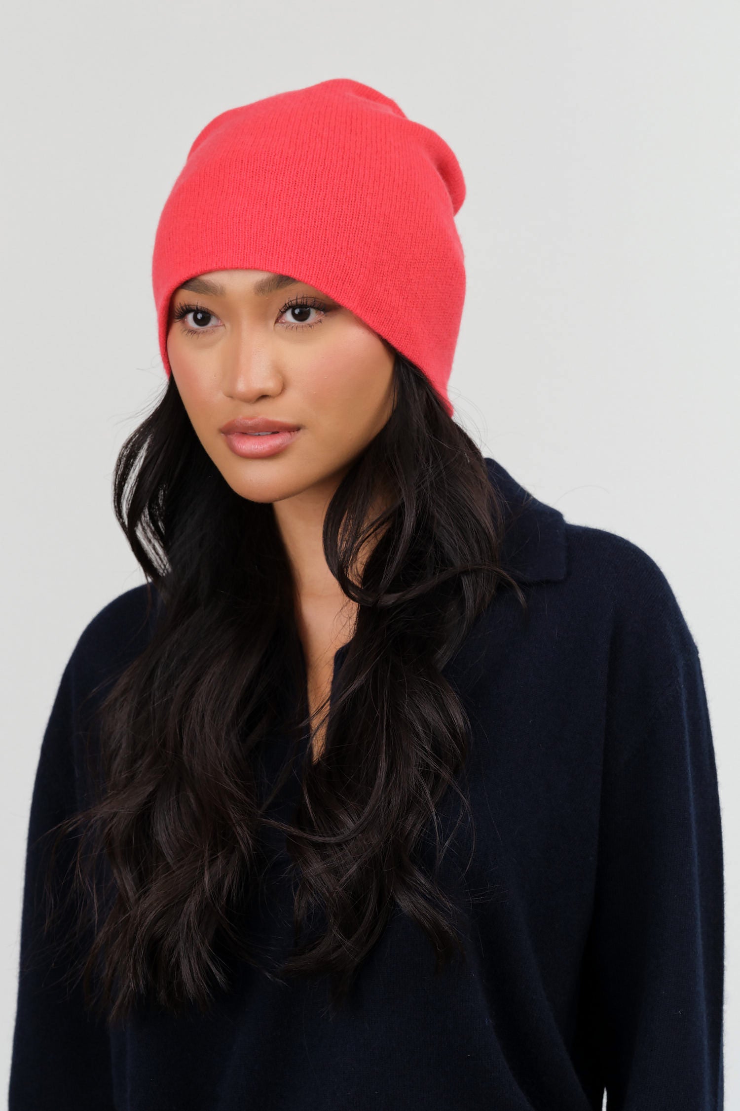 Paychi Guh Slouchy Beanie in Vermillion