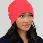 Slouchy Beanie by Paychi Guh in Vermillion