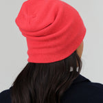 Vermillion Slouchy Beanie by Paychi Guh