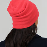 Vermillion Slouchy Beanie by Paychi Guh