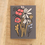 People Ive Loved Craft Stationery Flowers For A Grey Day Card