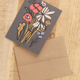 People Ive Loved Craft Stationery Flowers For A Grey Day Card