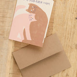 People Ive Loved Craft Stationery Love You FUR-ever Mom Card