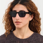 Press Eyewear Accessories Sunglasses The Face Sunglasses in Black Tortoise Black Tortoise
