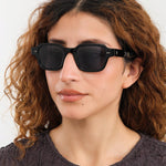 Press Eyewear Accessories Sunglasses The Face Sunglasses in Black Tortoise Black Tortoise