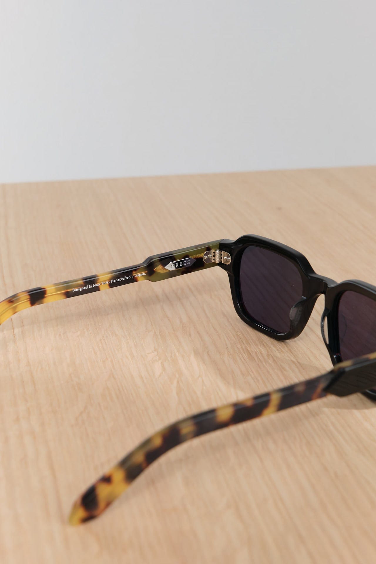 Press Eyewear Accessories Sunglasses The Face Sunglasses in Black Tortoise Black Tortoise