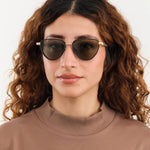 Press Eyewear Accessories Sunglasses Moon Sunglasses Matte Tortoise