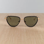 Press Eyewear Accessories Sunglasses Moon Sunglasses Matte Tortoise