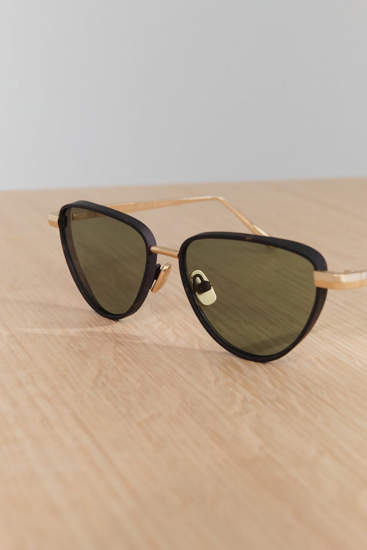 Press Eyewear Accessories Sunglasses Moon Sunglasses Matte Tortoise