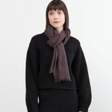 1615 Slim Sim Cashmere Vintage Finish Scarf in Koff