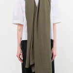 Private 0204 Accessories Scarves 710 Large Simple Cashmere Scarf Olivo