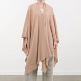 Private 0204 Accessories Scarves 1810 Pucho Cashmere Vintage Finish Scarf Sanda / One Size