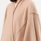 Private 0204 Apparel Womens Sweaters 1810 Pucho Cashmere Vintage Finish Scarf in Sanda Sanda